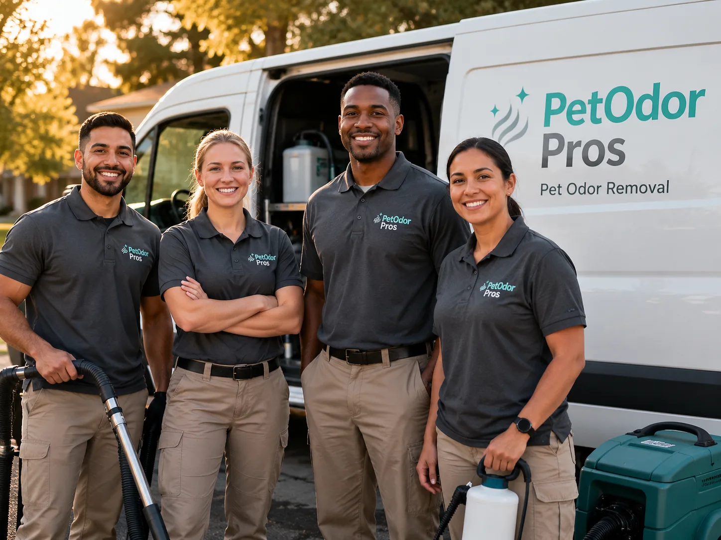 Pet Odor Removal team serving Russell, PA